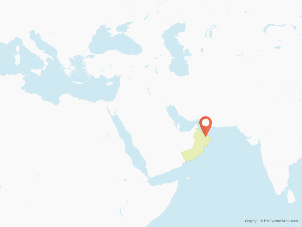 oman location