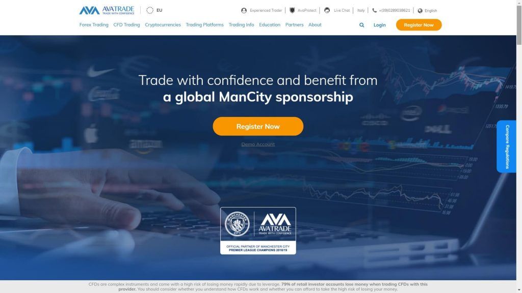 homepage of the avatrate website