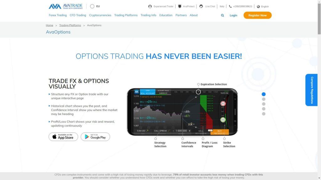 avatrade options trading with mobile app