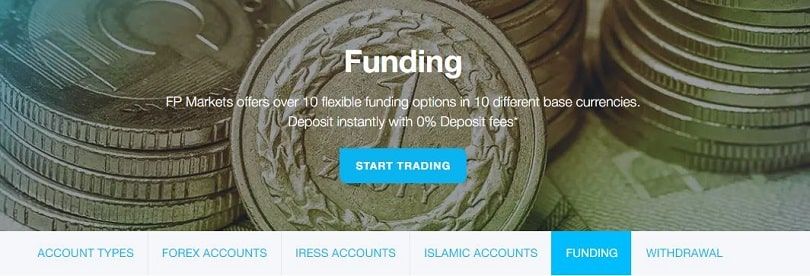 fp markets funding page