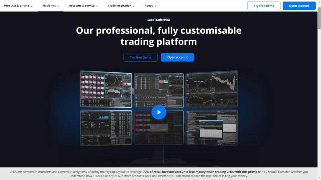 Saxotraderpro features