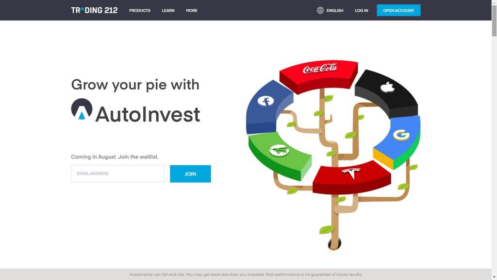 trading 212 autoinvest features
