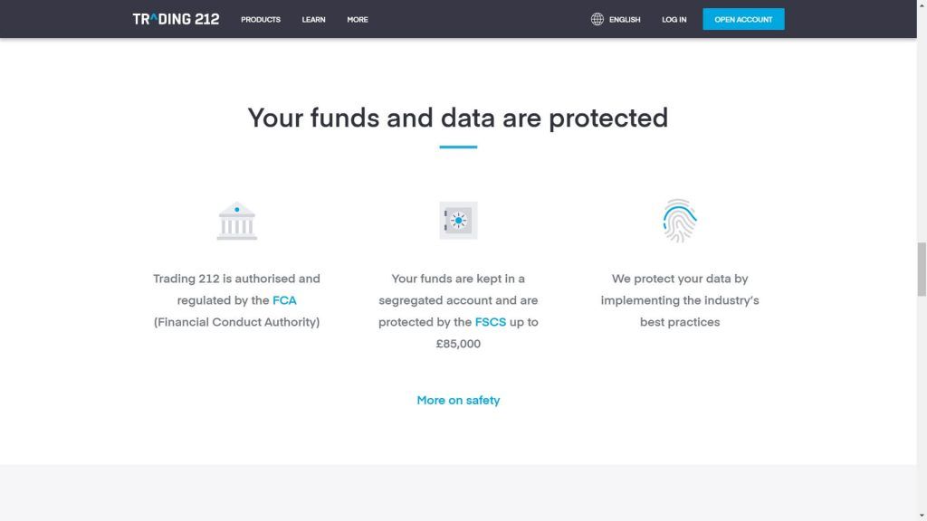 trading 212 fund safety features