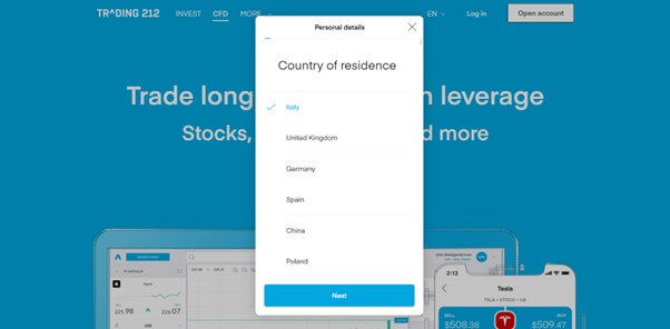 Customize your Trading 212 demo account