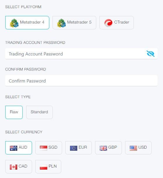 fp markets demo registration part 2