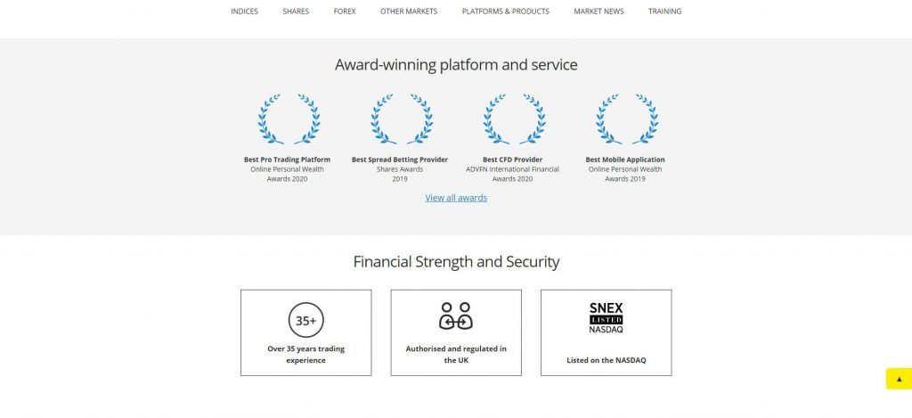 city index awards and security