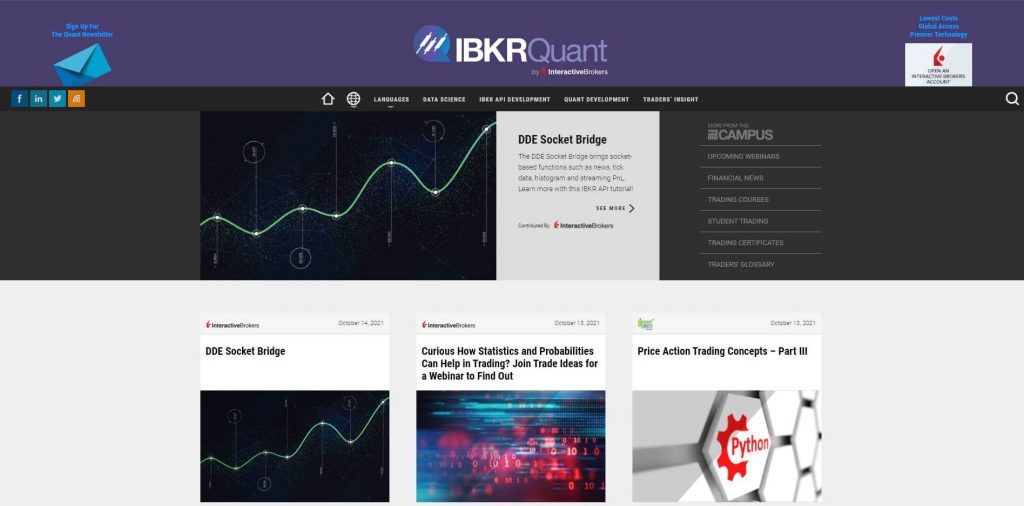 interactive brokers quant blog webpage