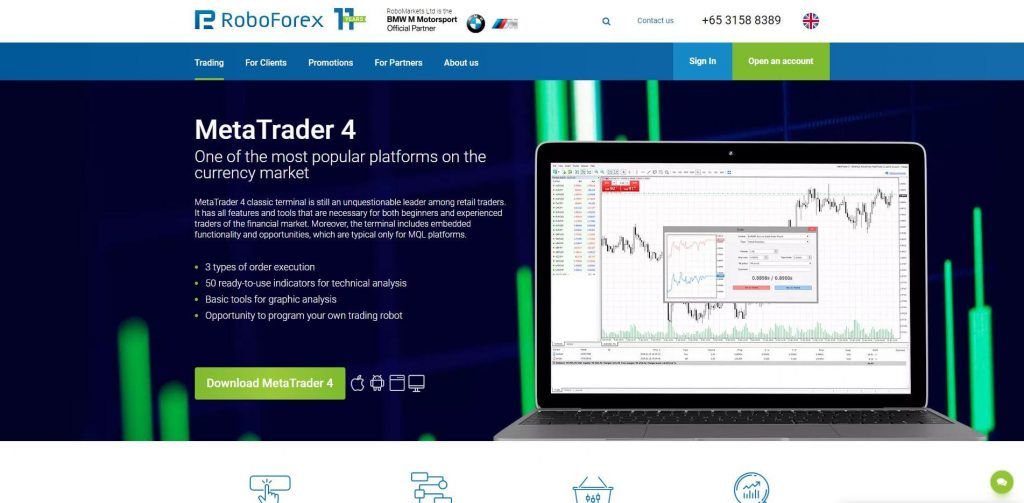 roboforex platform mt4