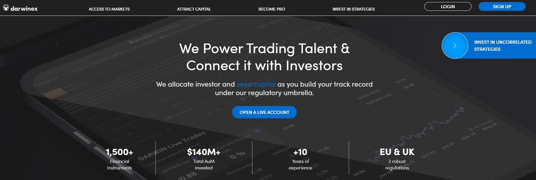 Darwinex homepage