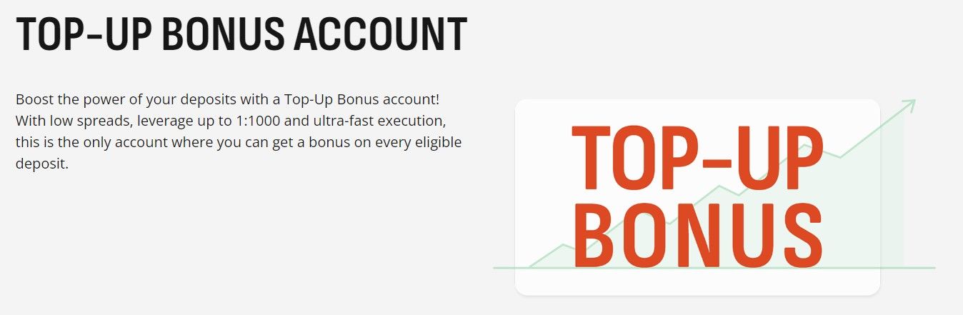 HFM Top-Up bonus account