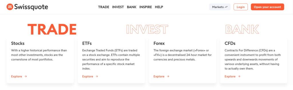 swissquote trading features