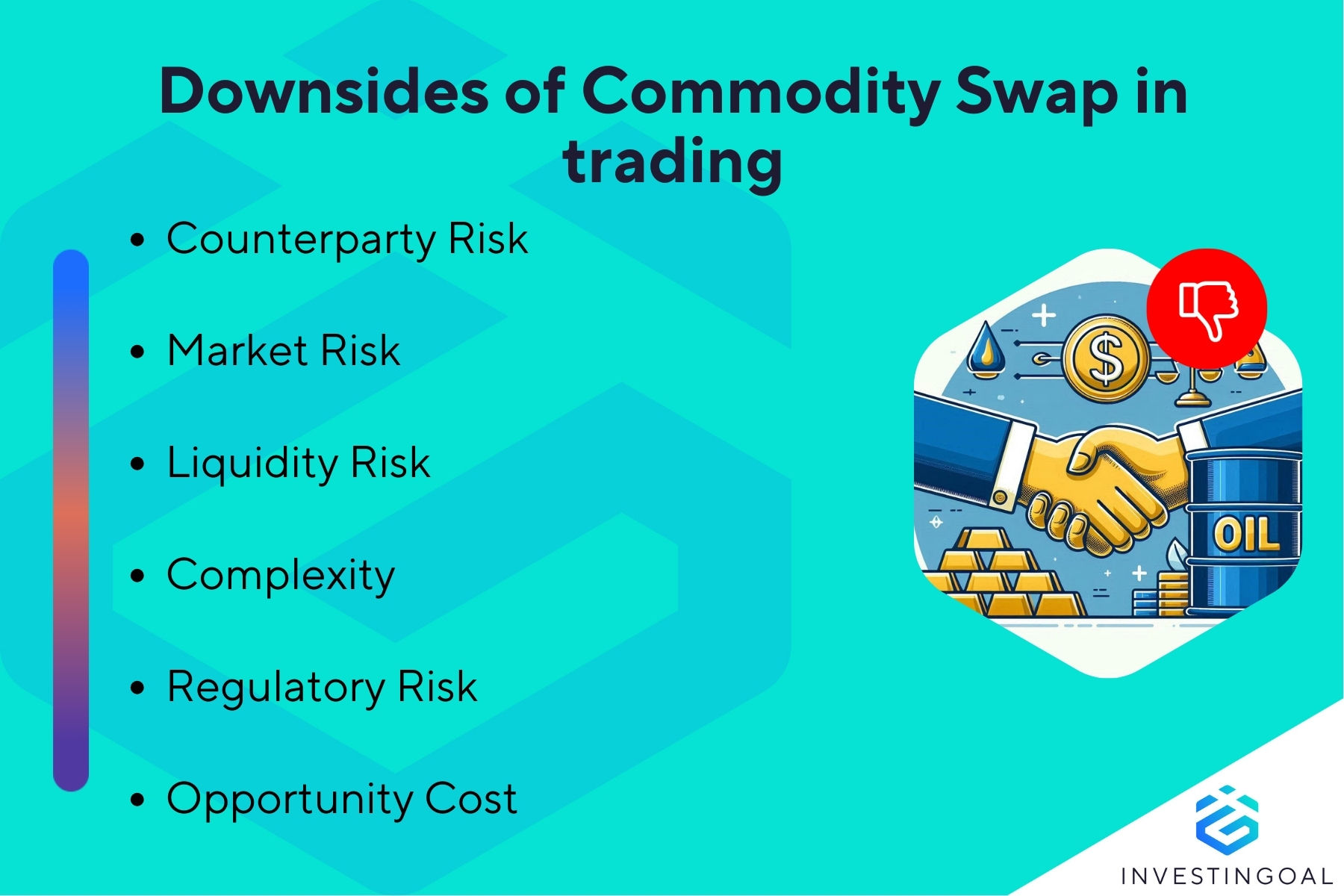What are the downsides of Commodity Swap