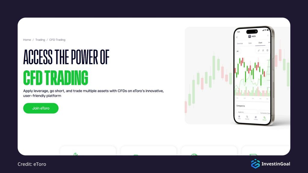 General View of the Account Types on eToro