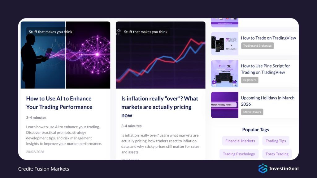 General View of the Education Resources on Fusion Markets