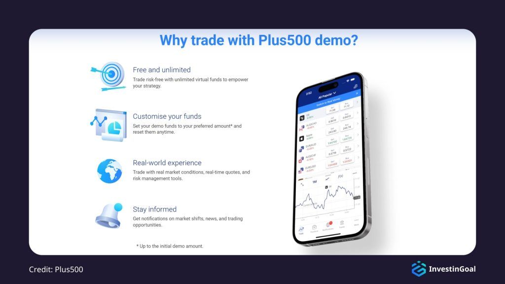 General View of the Account Types on Plus500
