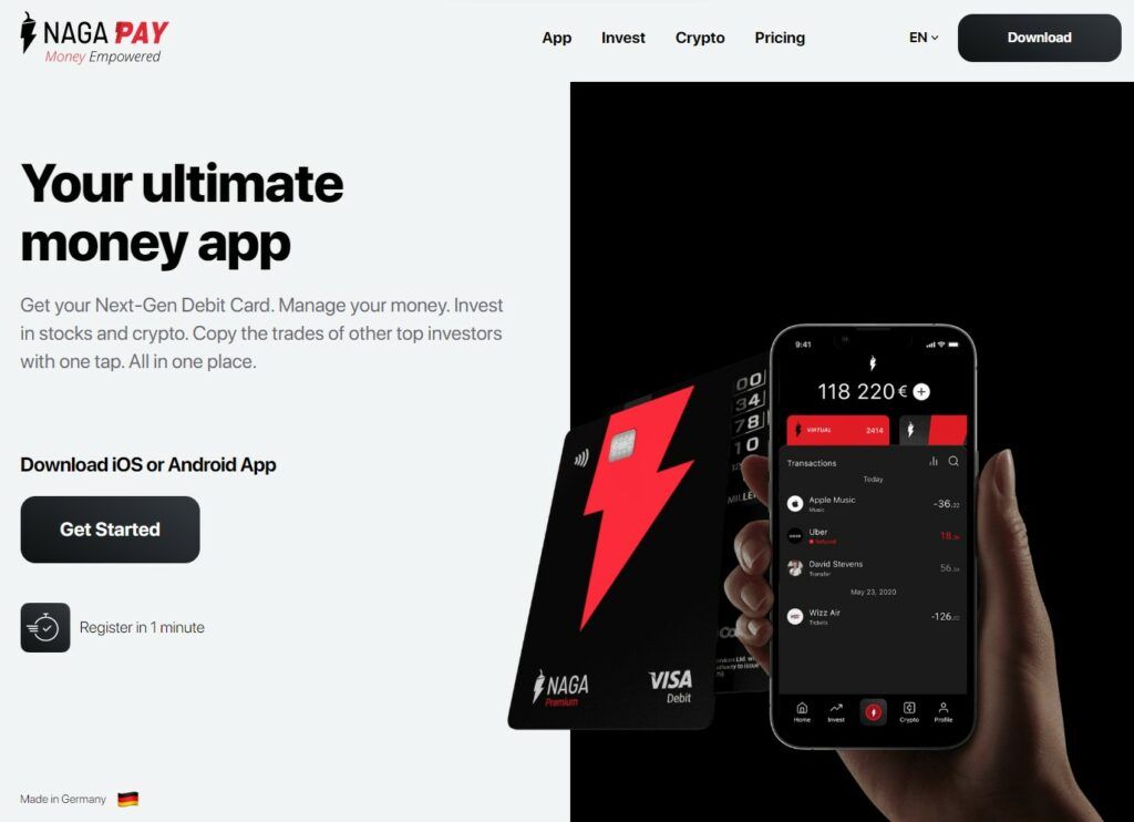 Your ultimate money app with Naga