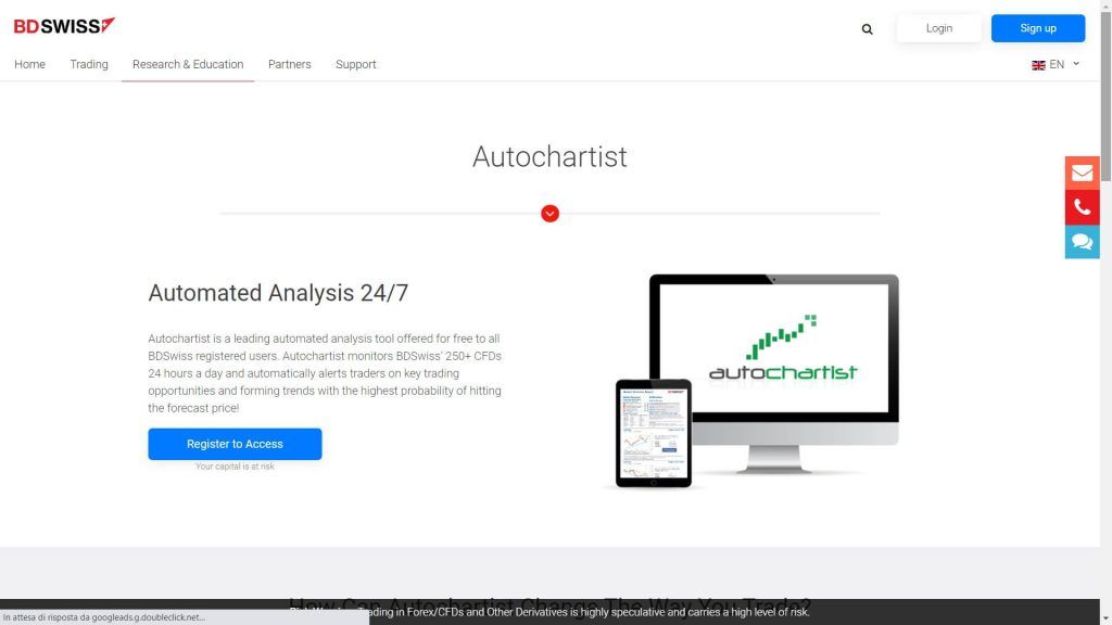 bdswiss autochartist webpage