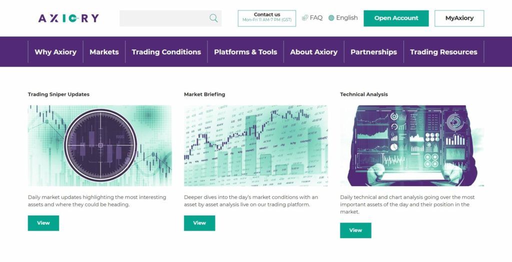 All the articles you can find with Axiory