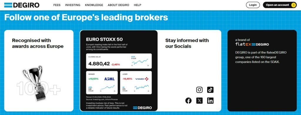 Reasons why DEGIRO is one of Europe's leading brokers