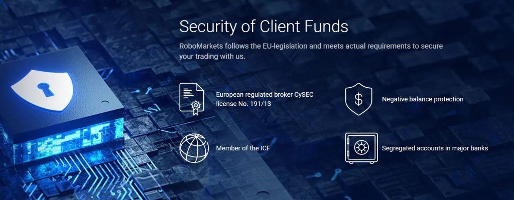 Security of client funds at robomarkets